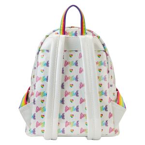 Rainbow Heart Mini Backpack with Waist Bag