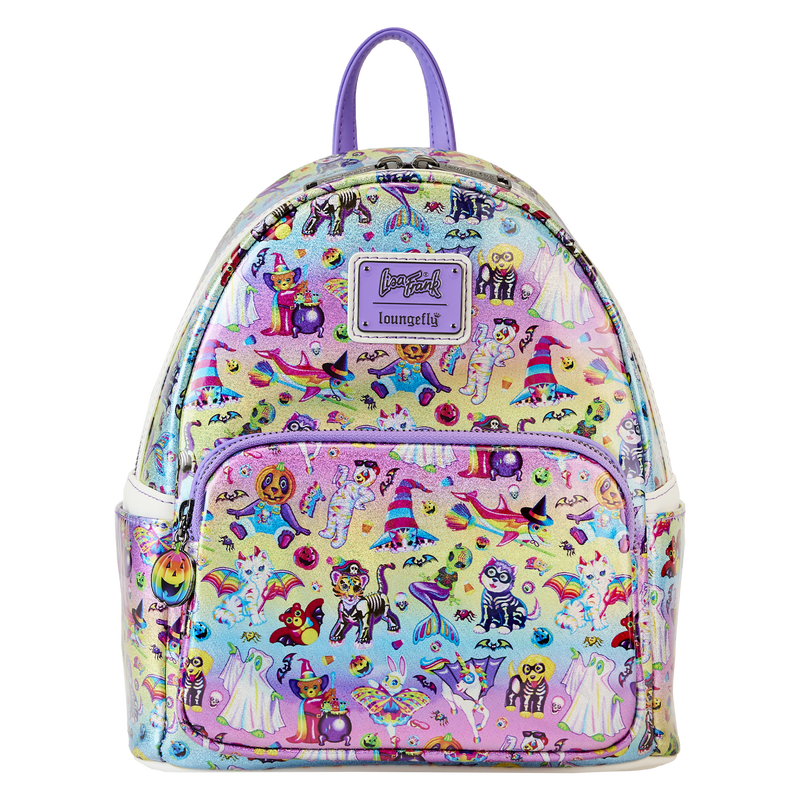 Lisa Frank Halloween AOP Mini Backpack