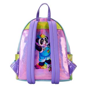 Holographic Glitter Color Block Mini Backpack