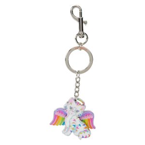 Angel Kitty Moving Keychain