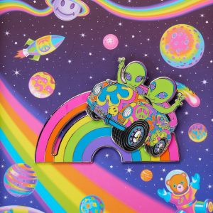 Zoomer & Zorbit Sliding Rainbow Collector’s Pin