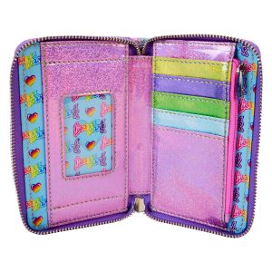 Holographic Glitter Color Block Wallet