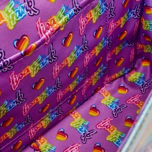 Holographic Glitter Color Block Crossbody Bag